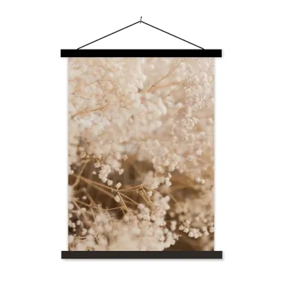 Produktbild von MuchoWow® Textilposter Pampasgras - Pflanze - Natur 90x120 cm mit schwarzem Rahmen - Dekoration