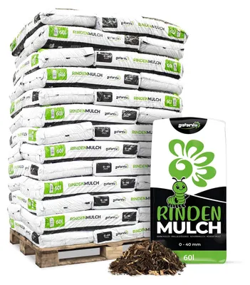 Produktbild von Galamio Rindenmulch 0 - 40 mm 60l x 39 Sack 2340l Palette