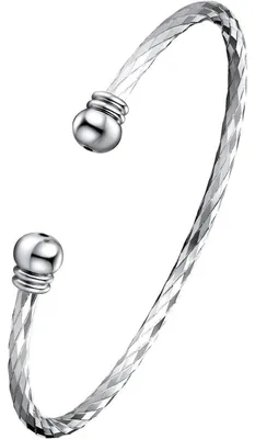 Obrázok produktu pre Otvorený náramok pre dámy s príveskom v tvare srdca, možnosť personalizácie, vyrobený z nehrdzavejúcej ocele/pozlátený 18k zlatom, nastaviteľný, strieborný/mosadzný