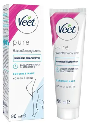 Produktbild von Veet Haarentfernungscreme Pure Beine Sensitive 90ml