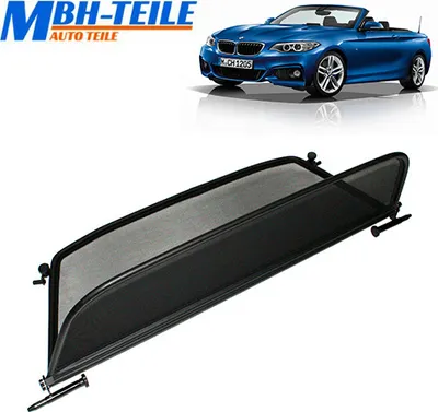 Produktbild von Windschott BMW 2 Serie F23 | 2014 - 2018 | Windabweiser Schwarz