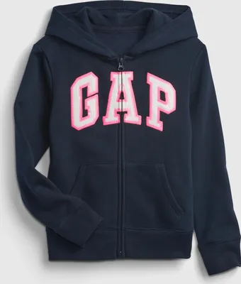 Obrázek produktu pro Dětská mikina GAP logo zip Tmavě modrá S