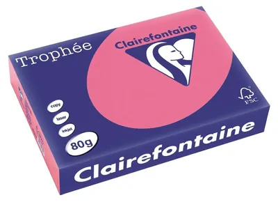 Zdjęcie produktu dla Clairalfa 1771C Uniwersalny papier Trophée A4 80 g/m² eozyna