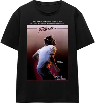 Immagine prodotto di Footloose - Maglietta da uomo/donna unisex TV15645 (XL) (Nero)