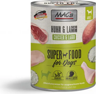 Produktbild von MAC's DOG - Dose 6x800g | Hühnchen & Lamm