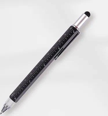Produktbild von Multifunktionsstift, 6 In 1 Multifunktions Kugelschreiber, Werkzeugstift mit Skala, Schraubendreher, Wasserwaage, Vatertagsgeschenk, Geschenke für Männer, Gadget, Geschenk für ihn Junge, Vater