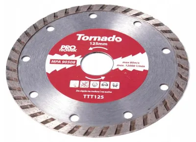 Produktbild von Tornado Diamanttrennscheibe Turbo 125mm für Beton