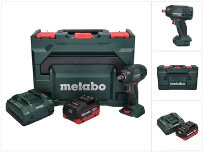 Produktbild von Metabo SSW 18 LTX 300 BL Akku Schlagschrauber 18 V 300 Nm 1/2" Brushless + 1x Akku 5,5 Ah + Ladegerät + metaBOX