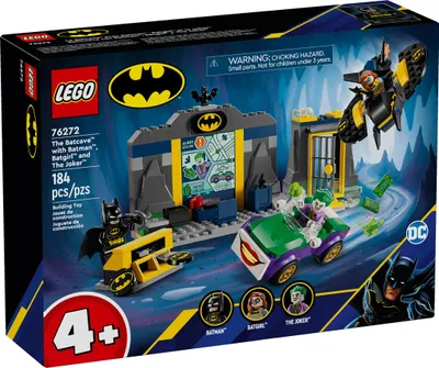 Obrázek produktu pro LEGO DC Batman Batcave s Batmanem, Batgirl a Jokerem, hračka superhrdiny, autíčko pro kluky, holky a kluky superhrdiny od 4 let 76272