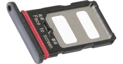 Produktbild von Simkartenhalter passend für Xiaomi Poco F4 5G (22021211RG, 22021211RI), Dual-Nano-SIM, Nachtschwarz