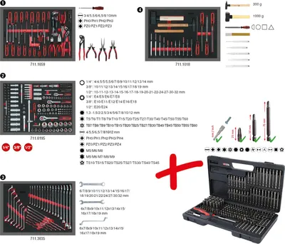 Produktbild von KS Tools 713.0515, Chrom-Vanadium-Stahl, 21,8 kg, 515 Werkzeug