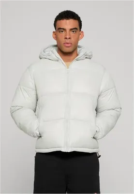 Zdjęcie produktu dla Bunda Urban Classics Shiny Puffer Jacket With Hood lightasphalt - M