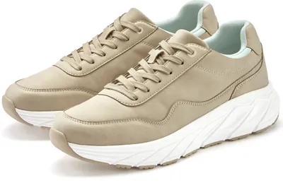 Produktbild von JOHN DEVIN Sneaker Schnürschuh, Freizeitschuh, Schnürhalbschuh, Halbschuh, Turnschuh beige Größe 40