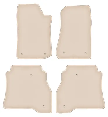 Produktbild von DURBAN Beige Velours-Fußmatten-Set für Jeep Gladiator (2019-)