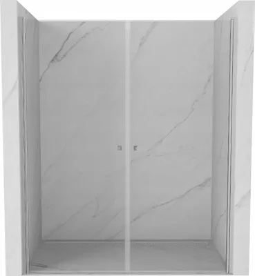 Immagine prodotto di Mexen Pretoria Duo porta doccia a battente 140 cm, trasparente, cromo - 852-140-000-02-00