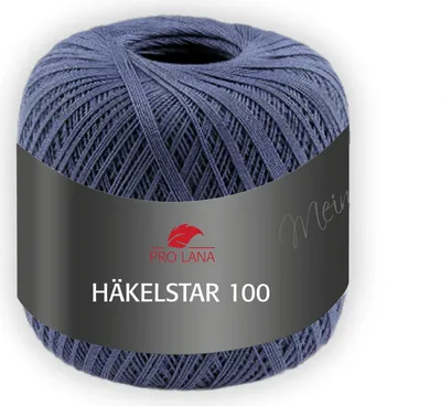 Produktbild von Pro Lana Häkelstar 100,100g,100% Baumwolle,Filethäkelgarn,566m LL, NS 1,5-2 mm 50 dunkelblau