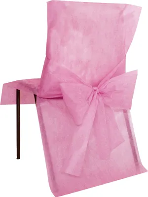 Immagine prodotto di Decorazione matrimonio coprisedia 10 pezzi rosa 50x95cm - taglia unica