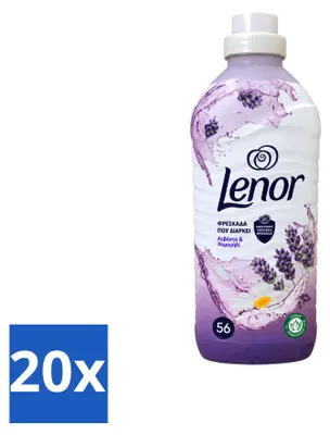 Produktbild von 20 x Lenor Weichspüler Lavendel & Kamille 1176 ml - Vorteilspackung - 20 Stücke