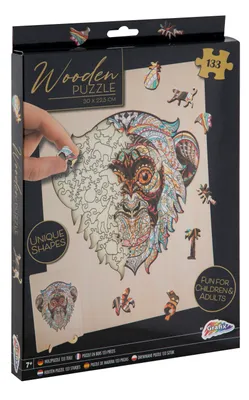 Image de OMEGA TOYS Puzzle singe en bois 400073 92904
