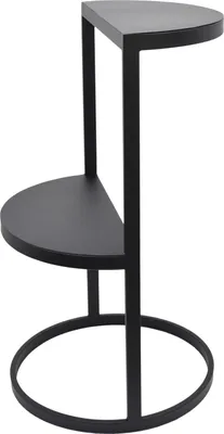 Image de Colonne à plantes LOFT42 Levels - Métal - Noir mat - 70 x 40