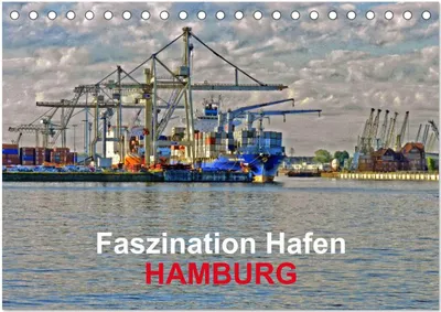 Produktbild von Faszination Hafen - Hamburg (Tischkalender 2026 DIN A5 quer), CALVENDO Monatskalender