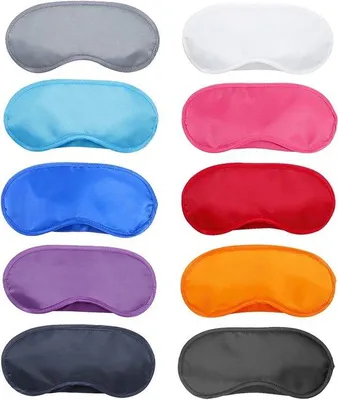 Productafbeelding van Lichte 3D-slaapmasker met neuskussentje en verstelbare band, verkrijgbaar in 10 kleuren