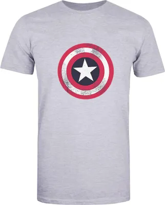 Produktbild von Captain America - T-Shirt für Herren TV298 (L) (Grau)