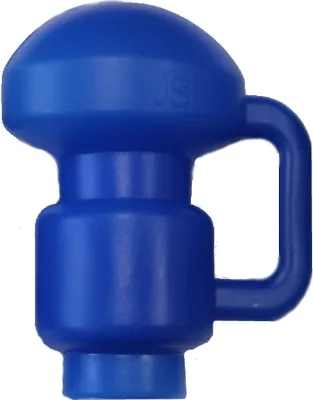 Produktbild von walexo Trampolin Kappen für "Innenliegendes Sicherheitsnetz" Stangen Ø 28 mm ( 8 x Blau )