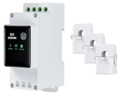 Immagine prodotto di Contatore elettrico Zendure Smart Meter 3CT per 3 fasi con IVA 0% secondo il §12 Abs. 3 UstG