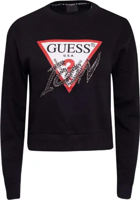 Obrázok produktu pre Guess Mikiny W2BQ18KB683 Jblk, W2BQ18KB683JBLK, Größe: 168