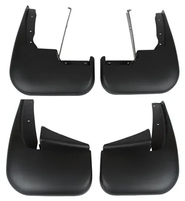 Für Ford Transit ab 2006- 4x Schmutzfänger Spritzschutz Set VORNE + HINTEN in der Farbe von GOLDCAR