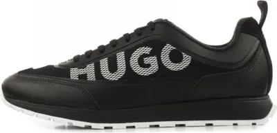 Produktbild von Hugo Boss Icelin_Runn_mebl Sneaker aus atmungsaktivem Mesh und Naturleder, Schwarz, 50474058