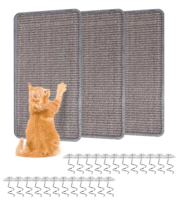 Productafbeelding van Omgoods - Set van 3 Sisal Krabmatten voor Katten