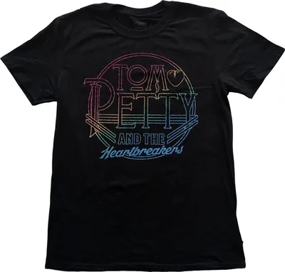 Produktbild von Tom Petty & The Heartbreakers - T-Shirt Logo für Herren/Damen Uni RO4493 (M) (Schwarz)