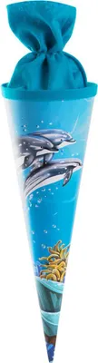 Immagine prodotto di Goldbuch - Confezione regalo per la scuola "Delfini" multicolore e blu, 35 cm