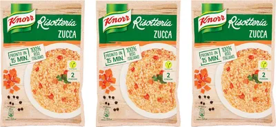 Produktbild von 3x Knorr Risotto zucca Reis Kürbis 175g 100% italienisch Fertiggerichte