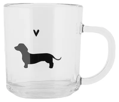 Produktbild von Clayre & Eef Teeglas 200 ml Transparant Glas Dackel