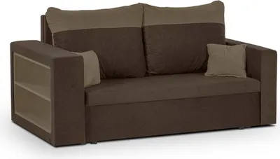 Produktbild von 2-Sitzer-Sofa mit Schlaffunktion PABLO1 - Dunkelbraun/Hellbraun
