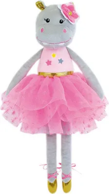 Produktbild von Gemini Musical Plus Spielzeug 40 cm Nilpferd Ballerina