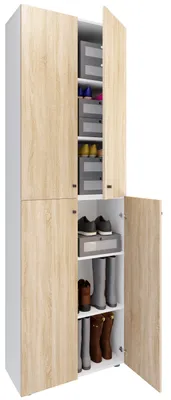 Obrázek produktu pro XL dřevěná velká skříňka na boty Lona 6