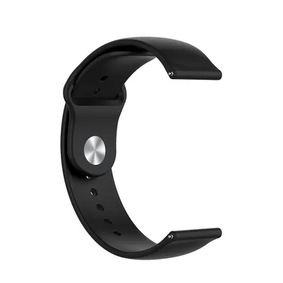 Produktbild von BStrap Silicone Armband für Garmin Vivoactive 4s, black