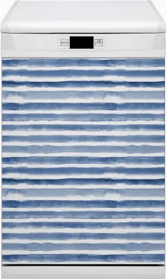 Produktbild von Magnet Folie für Geschirrspüler Magnete  Geschirrspüle Magnet für Spülmaschine 45x80 cm Nachbildung - Aquarellstreifen