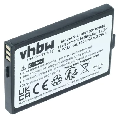 Produktbild von vhbw Akku kompatibel mit MaxCom MM550BB Handy Smartphone Telefon (1000 mAh, 3,7 V, Li-Ion)