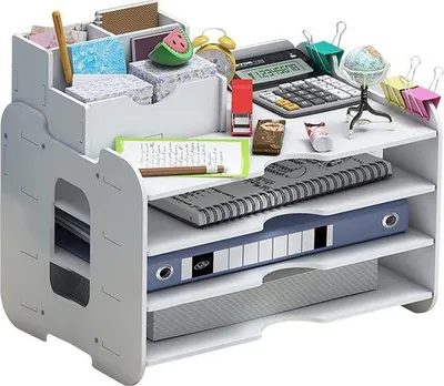 Produktbild von Famanu Briefablage Organizer 4 Etagen - für A4 Papier