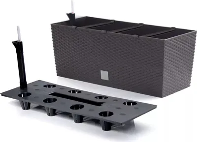 Produktbild von NABBI Selbstbewässernder Kunststofftopf DRTC500 50 cm - braun