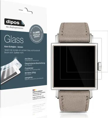 Immagine prodotto di 2x Pellicola Protettiva per NOMOS Glashütte Tetra 27 Protezione Vetro Flessibile 9H dipos