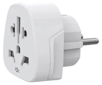 Zdjęcie produktu dla Celly TRAVELADAPTER, Typu F, Uniwersalne, Prosty, 100 - 250 V, 50/60 Hz, 10 A