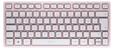 Obrázok produktu pre CHERRY KW 7100 MINI BT, Bezdrôtový, Bluetooth, Nožnicový spínač, QWERTZ, Ružová