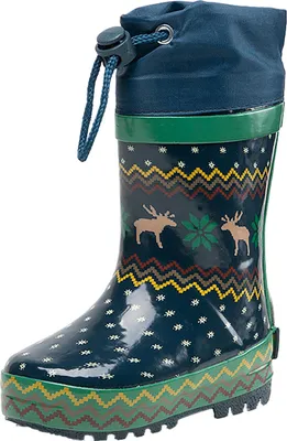 Produktbild von Playshoes Baby Kinder Gummistiefel Regenstiefel Matschstiefel gefüttert Blau, Größe:27