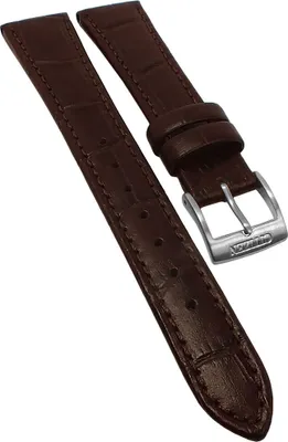 Produktbild von Citizen Eco-Drive Uhrenarmband 17mm braun Leder Krokooptik FE6011-14A